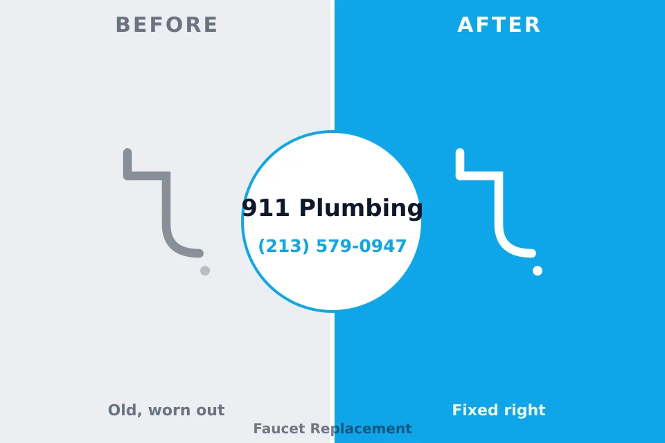 Before and after: plumbing repair Honeyville, UT